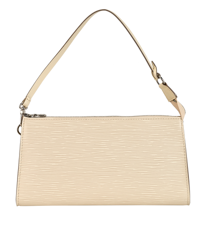 Pochette Accessoires, &pound;375, Handbags, White, Leather, Front view